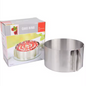 Verstellbarer Edelstahl Tortenring 6–12 Zoll – Kuchenform zum Backen